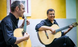 Live Fado performance at a venue in Lisbon