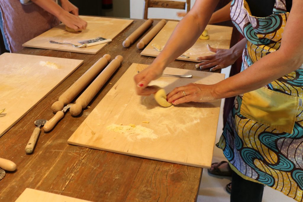 handmade pasta in Tuscany