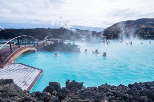 Blue lagoon in Iceland, bath, hotsprings.