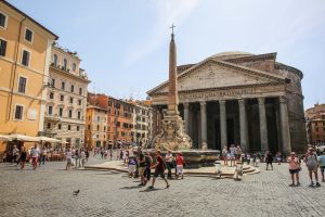 Pantheon in Rome, Italy.