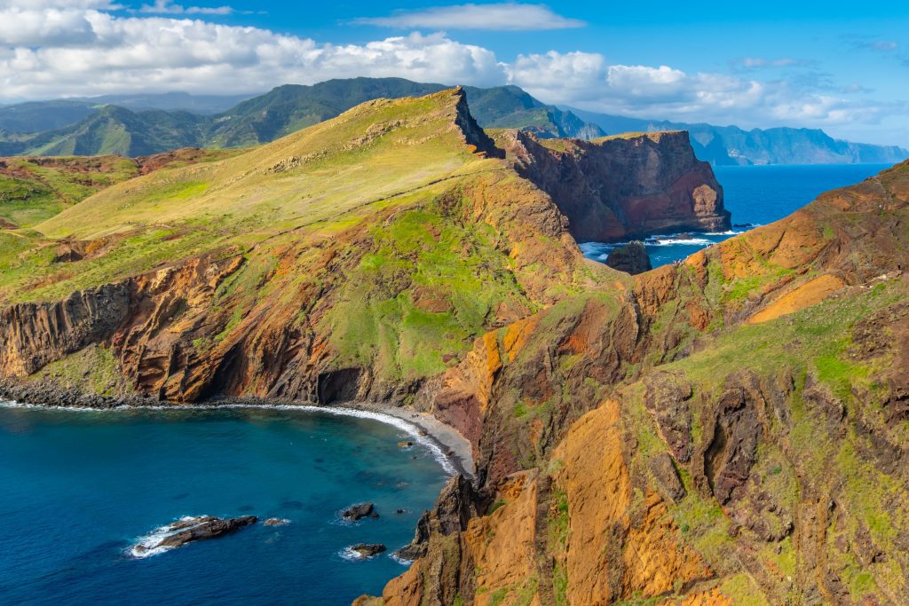 Scenic Mountain View at Ponta de São Lourenço, Madeira.