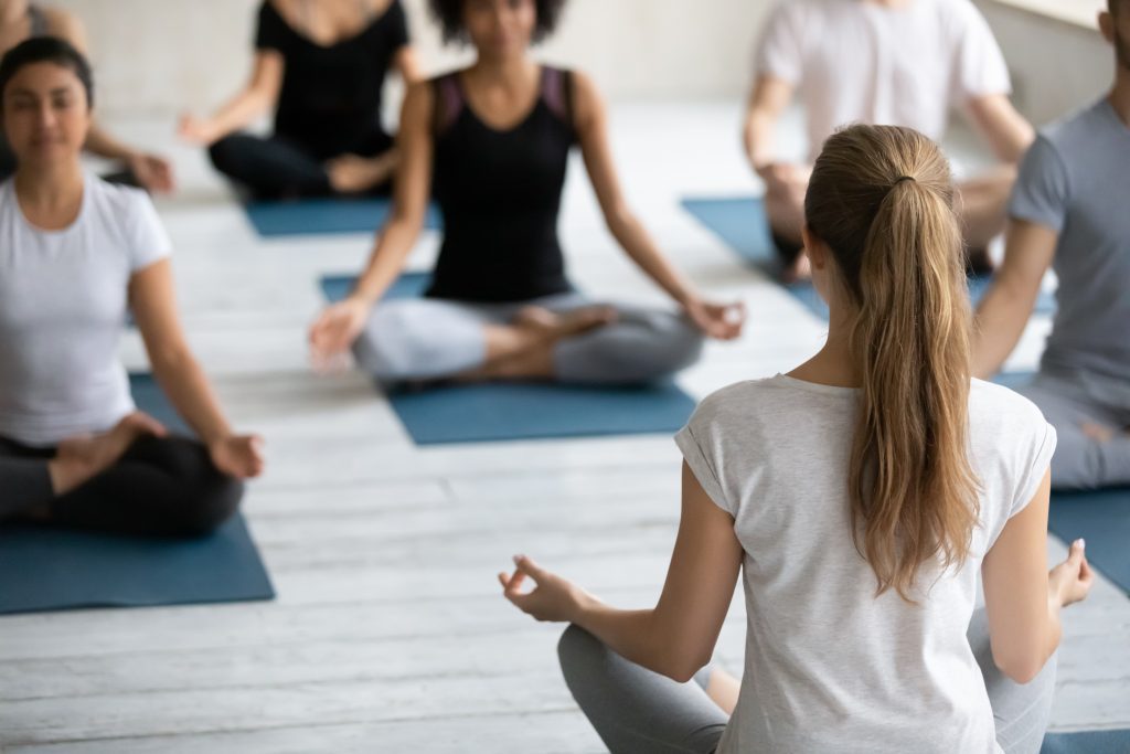 Yoga and Meditation, Breathwork group session.
