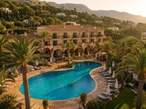Luxury wellness hotel on Mallorca's southwestern coast, suitable for team retreat accommodation